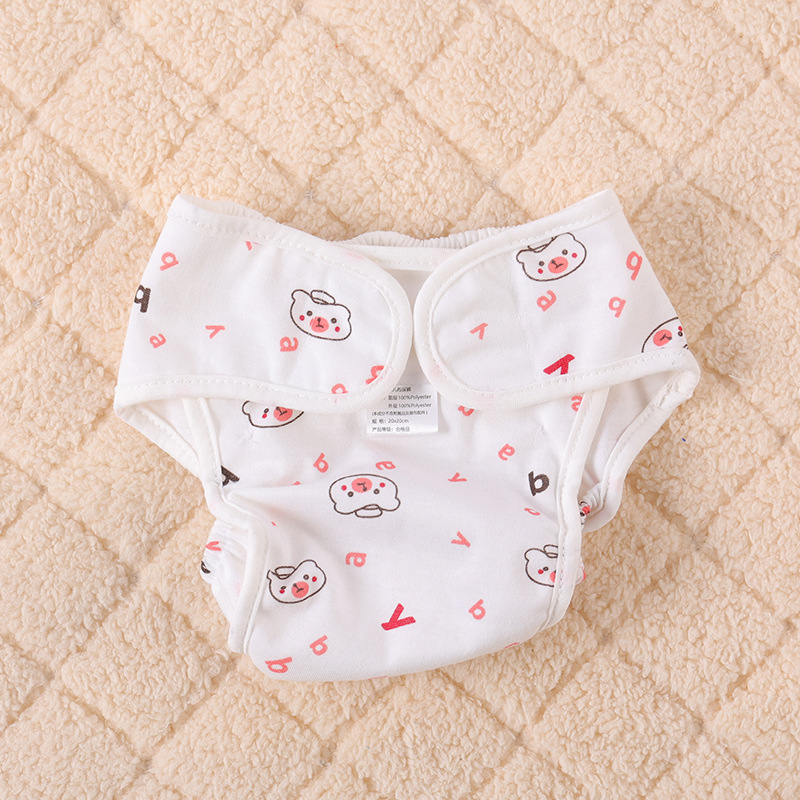 3PCS New Baby Cloth Diaper,Washable Cloth Diappers Waterproof Potty Training Pants Baby Toddler Fit for Baby 0-18M,Leek-proof  for Newborn,Adjustable Comfortable Soft Infant Diapers for Boys Girls C65