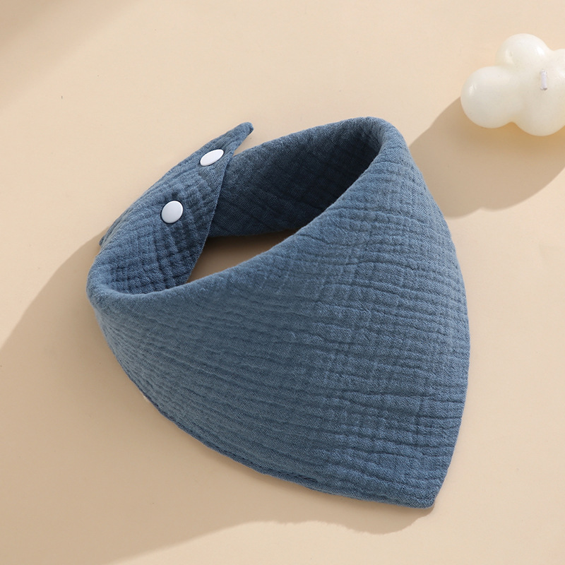 Mix 5-Pack Infant Baby Soft Cotton Bandana Bibs for Drooling and Teething Copper Pearl Baby Bibs,Bandana Drool Bibs for Baby Girls Boys,Soft Cotton Bibs Pure Color Kids Bids Burp Cloths C73