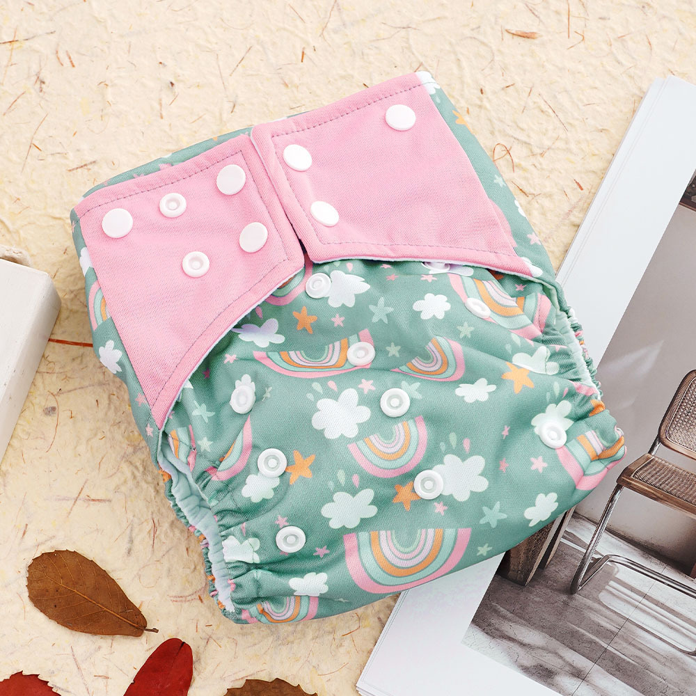 Quality New Adjustable Baby Cloth Diaper,Washable Cloth Diappers Waterproof Potty Training Pants Baby Toddler Fit for Baby 3-15kgs,Leek-proof Soft Infant Baby Cloth Diapers Kids Cotton Underwear C68