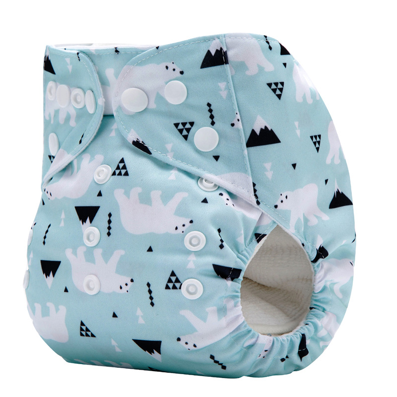 2PCS Baby Cloth Diapers +1PCS Nappy Gift,New Cartoon Washable Cloth Diappers Waterproof Potty Training Pants Baby Toddler Kid Underwear Fit for Baby 0-2Years,Adjustable Comfortable Infant Diapers C62