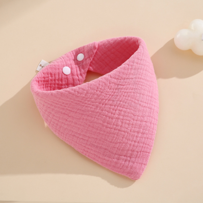 Mix 5-Pack Infant Baby Soft Cotton Bandana Bibs for Drooling and Teething Copper Pearl Baby Bibs,Bandana Drool Bibs for Baby Girls Boys,Soft Cotton Bibs Pure Color Kids Bids Burp Cloths C73