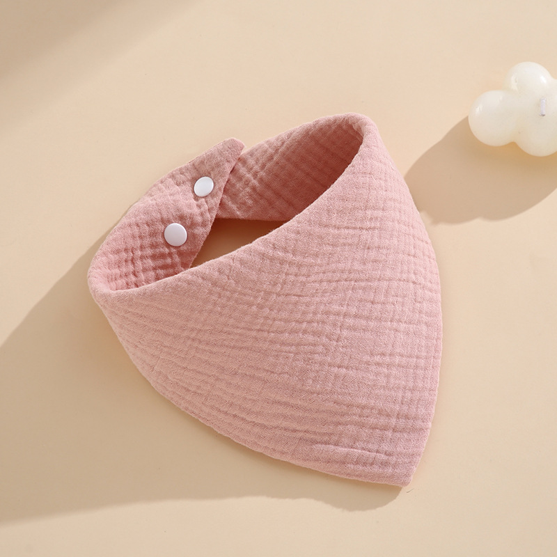 Mix 5-Pack Infant Baby Soft Cotton Bandana Bibs for Drooling and Teething Copper Pearl Baby Bibs,Bandana Drool Bibs for Baby Girls Boys,Soft Cotton Bibs Pure Color Kids Bids Burp Cloths C73