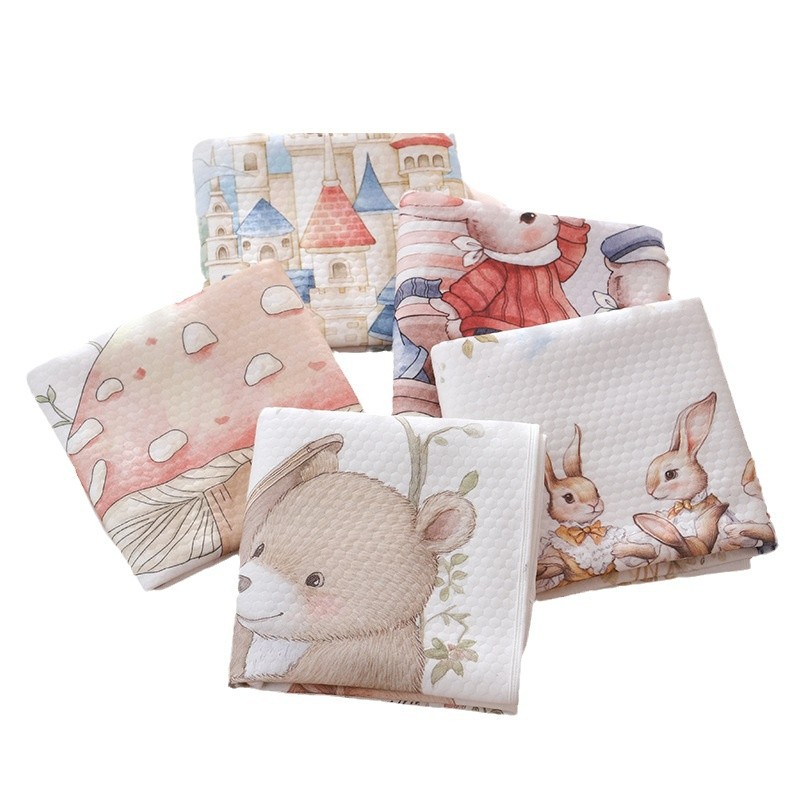 80*100CM Soft Portable Changing Pads Waterproof for Kids Adult Washable Mattress Urine Mat for Baby Toddlers Bed Protector Diaper Bedding Urine Pads Cloth Breathable Menstrual Protection Baby Care C79