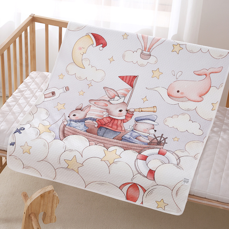 80*100CM Soft Portable Changing Pads Waterproof for Kids Adult Washable Mattress Urine Mat for Baby Toddlers Bed Protector Diaper Bedding Urine Pads Cloth Breathable Menstrual Protection Baby Care C79