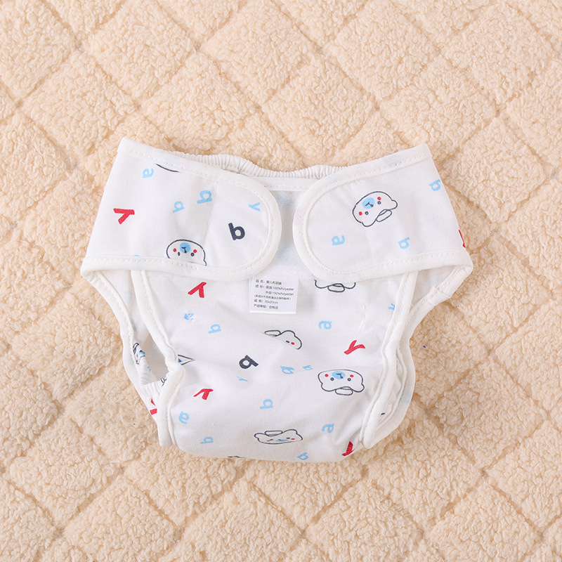 3PCS New Baby Cloth Diaper,Washable Cloth Diappers Waterproof Potty Training Pants Baby Toddler Fit for Baby 0-18M,Leek-proof  for Newborn,Adjustable Comfortable Soft Infant Diapers for Boys Girls C65