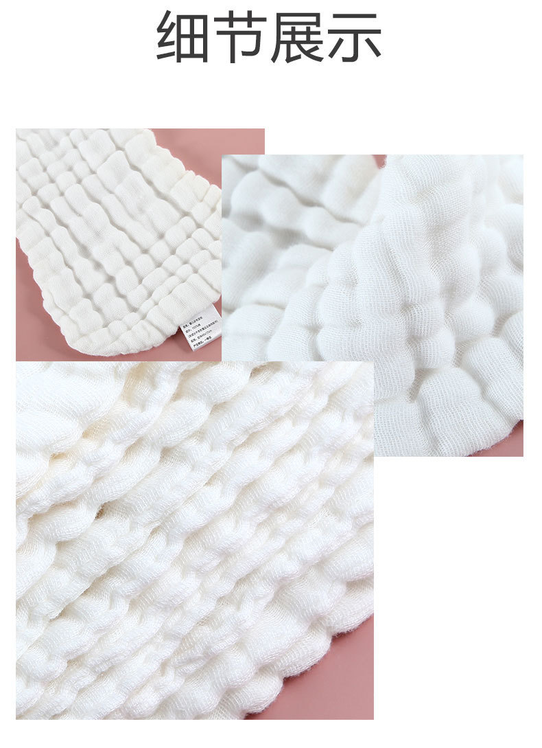 3PCS 100% Cotton New Baby Cloth Diaper Nappy,Washable Cloth Diappers 10layers Nappy Pants Baby Toddler Fit for Baby 0-3Years,Soft Infant Baby Cloth Diapers for Boys Girls 46*17CM Cotton Nappy C75