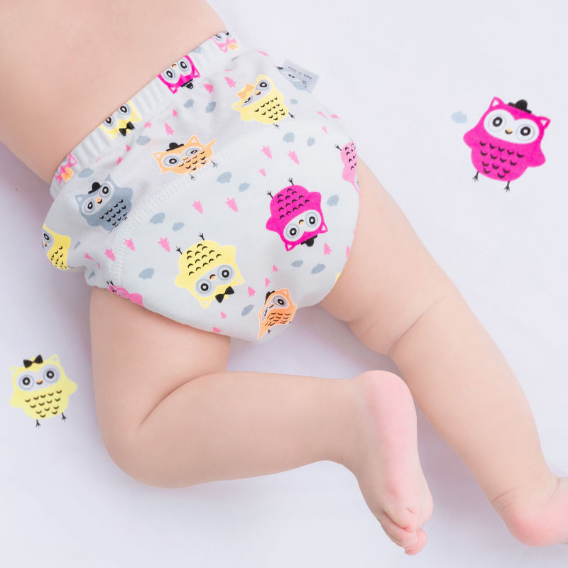 3PCS New Baby Cloth Diaper,Washable Cloth Diappers Waterproof Potty Training Pants Baby Toddler Fit for Baby 0-3Years,Leek-proof Adjustable Soft Infant Baby Cloth Diapers Kids Cotton Underwear C67