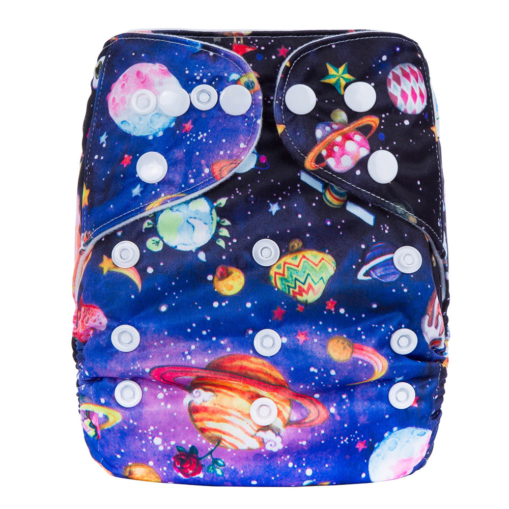 2PCS Baby Cloth Diapers+1PCS Nappy Gift,New Washable Cloth Diappers Waterproof Potty Training Pants Baby Toddler Fit for Baby 0-2Years,Adjustable Comfortable Soft Infant Diapers for Boys Girls C64