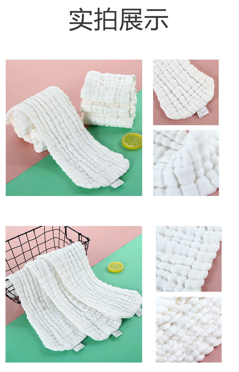 3PCS 100% Cotton New Baby Cloth Diaper Nappy,Washable Cloth Diappers 10layers Nappy Pants Baby Toddler Fit for Baby 0-3Years,Soft Infant Baby Cloth Diapers for Boys Girls 46*17CM Cotton Nappy C75
