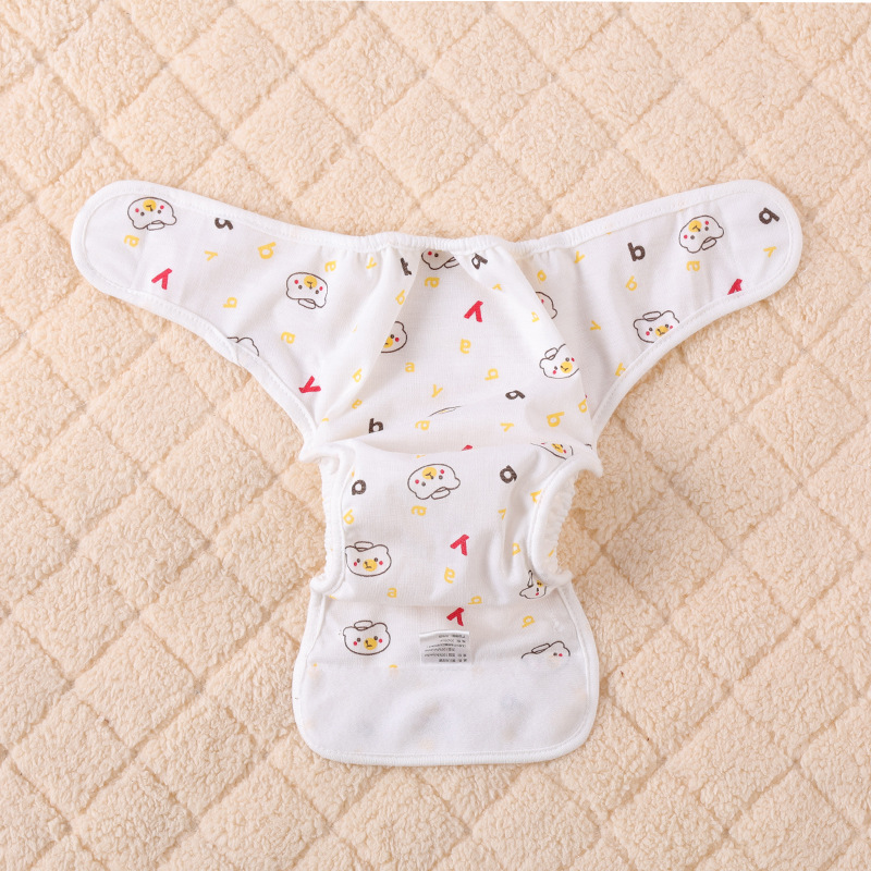 3PCS New Baby Cloth Diaper,Washable Cloth Diappers Waterproof Potty Training Pants Baby Toddler Fit for Baby 0-18M,Leek-proof  for Newborn,Adjustable Comfortable Soft Infant Diapers for Boys Girls C65