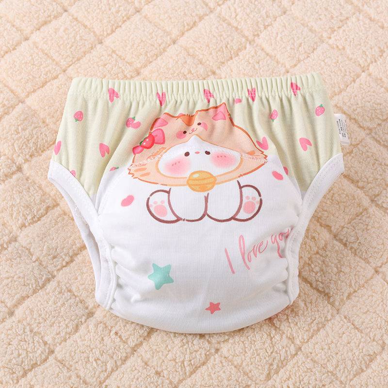 3PCS New Baby Cloth Diaper,Washable Cloth Diappers Waterproof Potty Training Pants Baby Toddler Fit for Baby 0-3Years,Leek-proof  for Newborn,Adjustable Soft Infant Cloth Diapers for Boys Girls C66