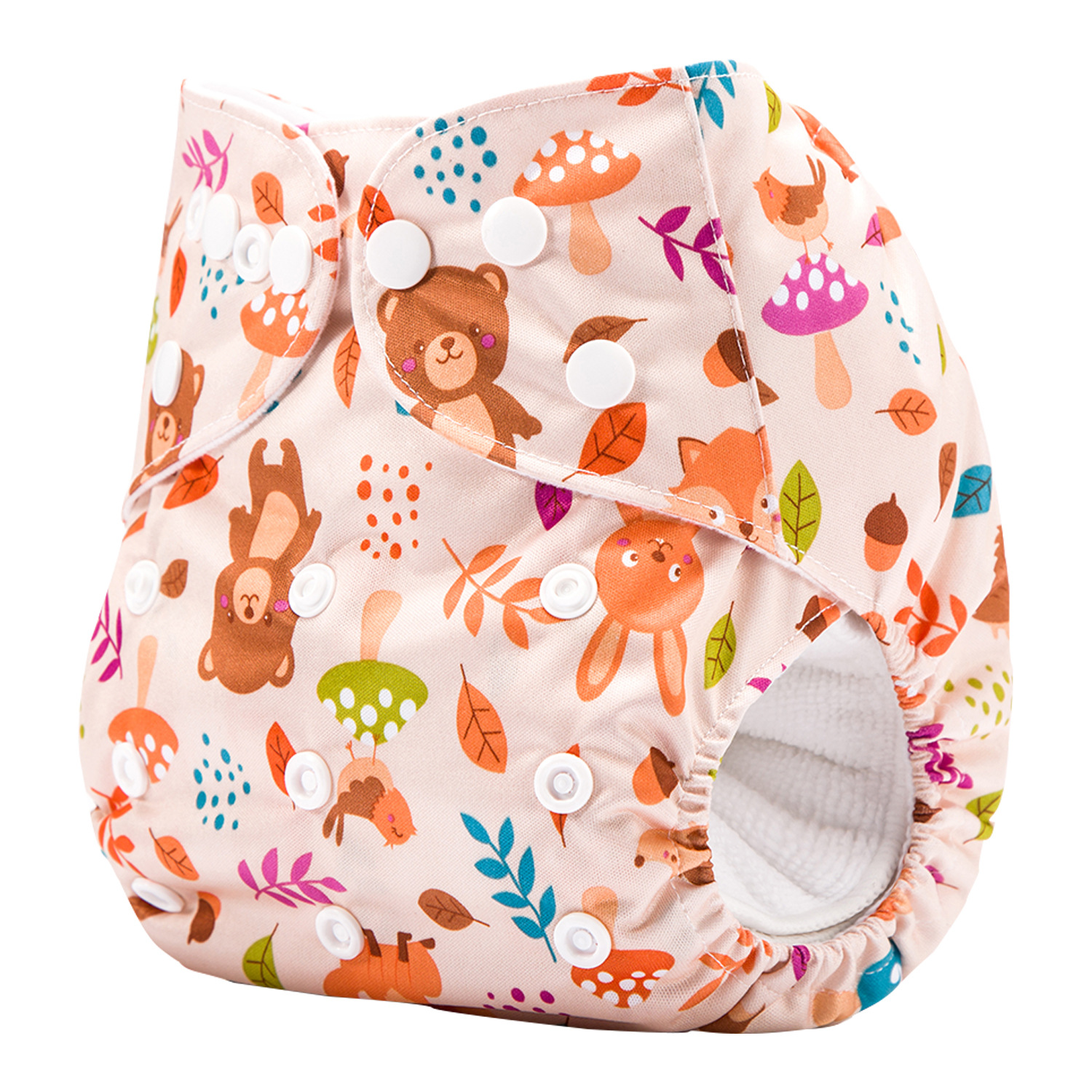 2PCS Baby Cloth Diapers +1PCS Nappy Gift,New Cartoon Washable Cloth Diappers Waterproof Potty Training Pants Baby Toddler Kid Underwear Fit for Baby 0-2Years,Adjustable Comfortable Infant Diapers C62
