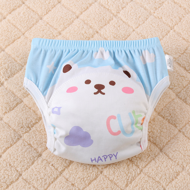 3PCS New Baby Cloth Diaper,Washable Cloth Diappers Waterproof Potty Training Pants Baby Toddler Fit for Baby 0-3Years,Leek-proof  for Newborn,Adjustable Soft Infant Cloth Diapers for Boys Girls C66