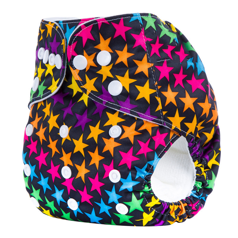 2PCS Baby Cloth Diapers+1PCS Nappy Gift,New Washable Cloth Diappers Waterproof Potty Training Pants Baby Toddler Fit for Baby 0-2Years,Adjustable Comfortable Soft Infant Diapers for Boys Girls C63