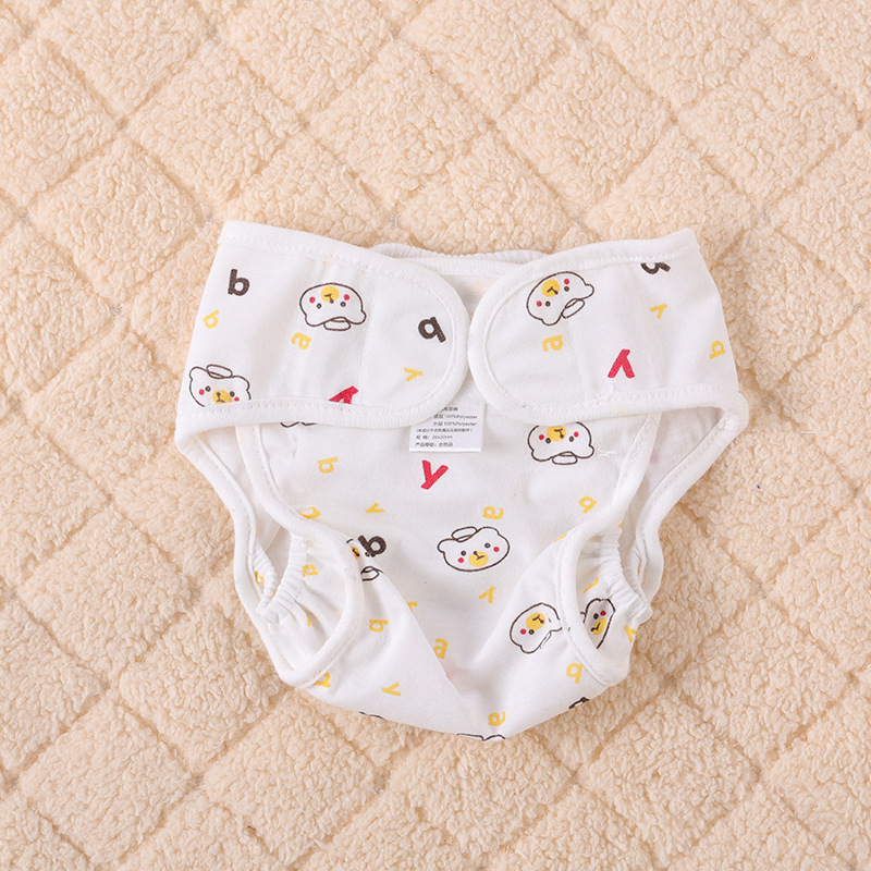 3PCS New Baby Cloth Diaper,Washable Cloth Diappers Waterproof Potty Training Pants Baby Toddler Fit for Baby 0-18M,Leek-proof  for Newborn,Adjustable Comfortable Soft Infant Diapers for Boys Girls C65