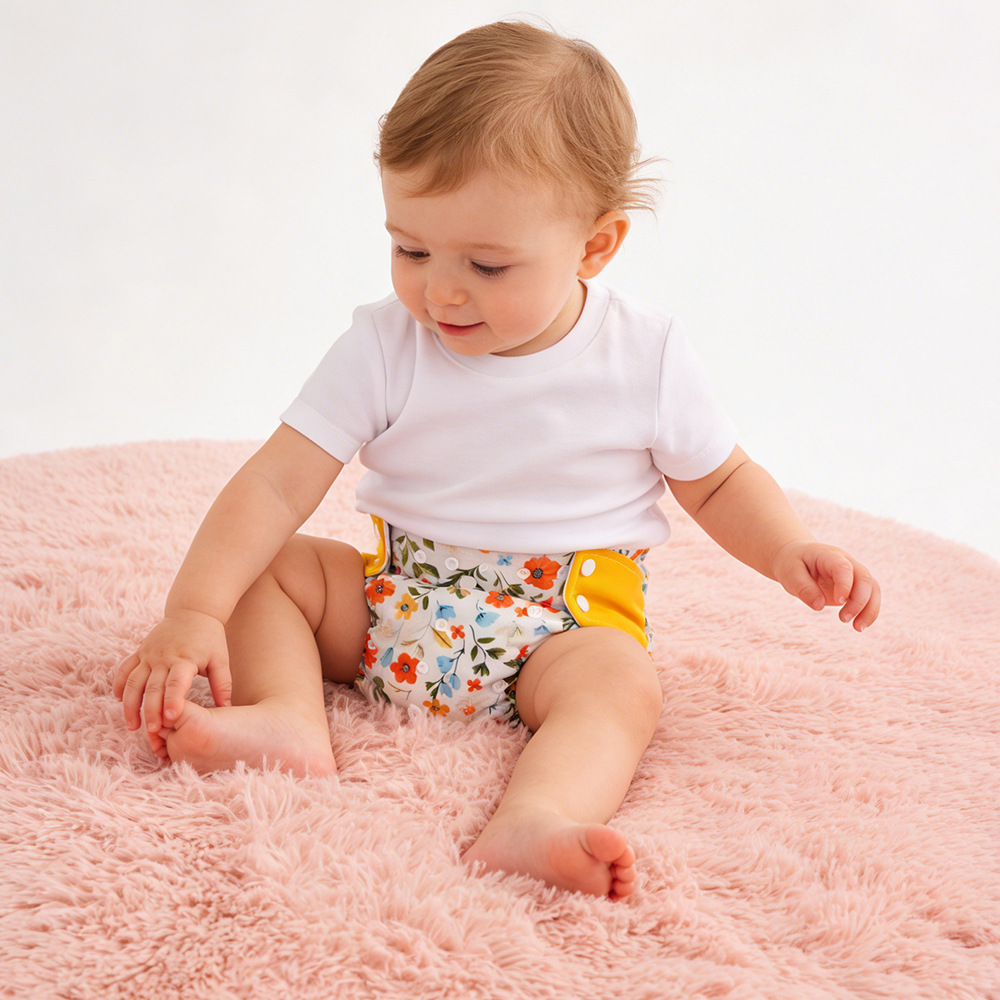Quality New Adjustable Baby Cloth Diaper,Washable Cloth Diappers Waterproof Potty Training Pants Baby Toddler Fit for Baby 3-15kgs,Leek-proof Soft Infant Baby Cloth Diapers Kids Cotton Underwear C68