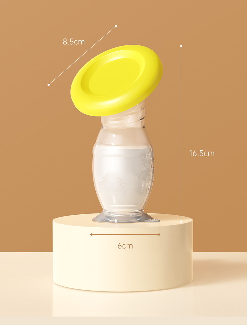 Food Grade Soft Silicone Breast Shell Reusable Breast Milk Collector Portable Anti-Leak Milk Saver Breastfeeding Accessory For Nursing Mothers