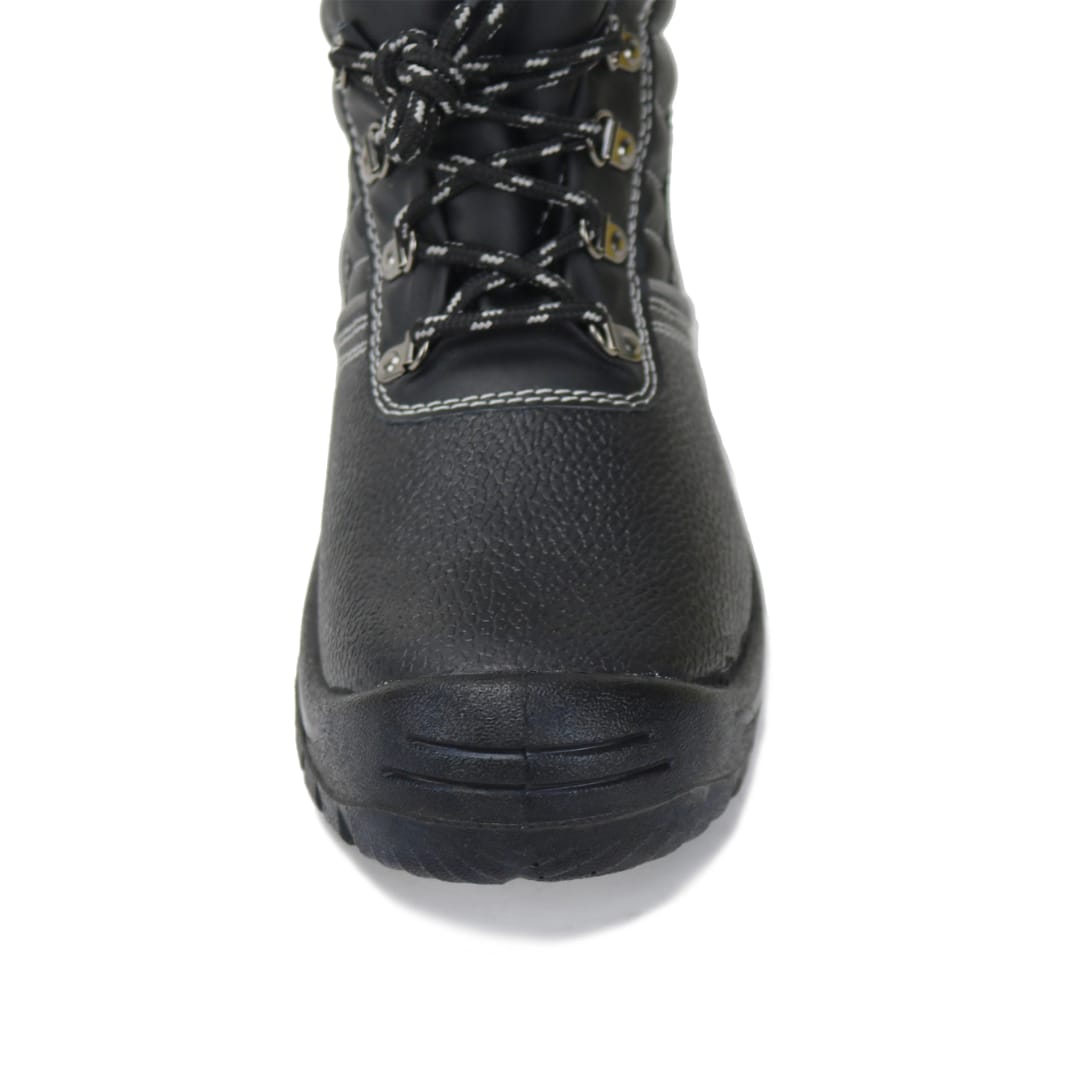 FLASH DEALS♐!Leather Soldier Heavy Duty Industrial Safety Shoes – Steel Toe Work Boots, Slip-Resistant Protective Footwear, Durable Construction Safety Boots for Men & Women, Comfortable All-Day Work