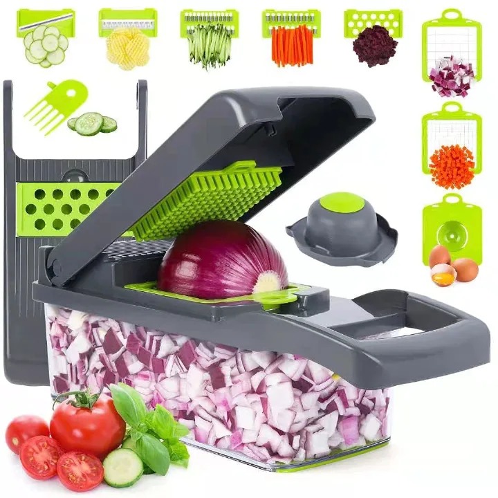 OFFER OFFFER !!Vegetable Chopper Onion Chopper Mandolin Slicer Pro 13 in 1professional food Choppermultifunctional Vegetable Chopper and Slicer, Dicing Machine, AdjustableVegetable Cutter With Contain
