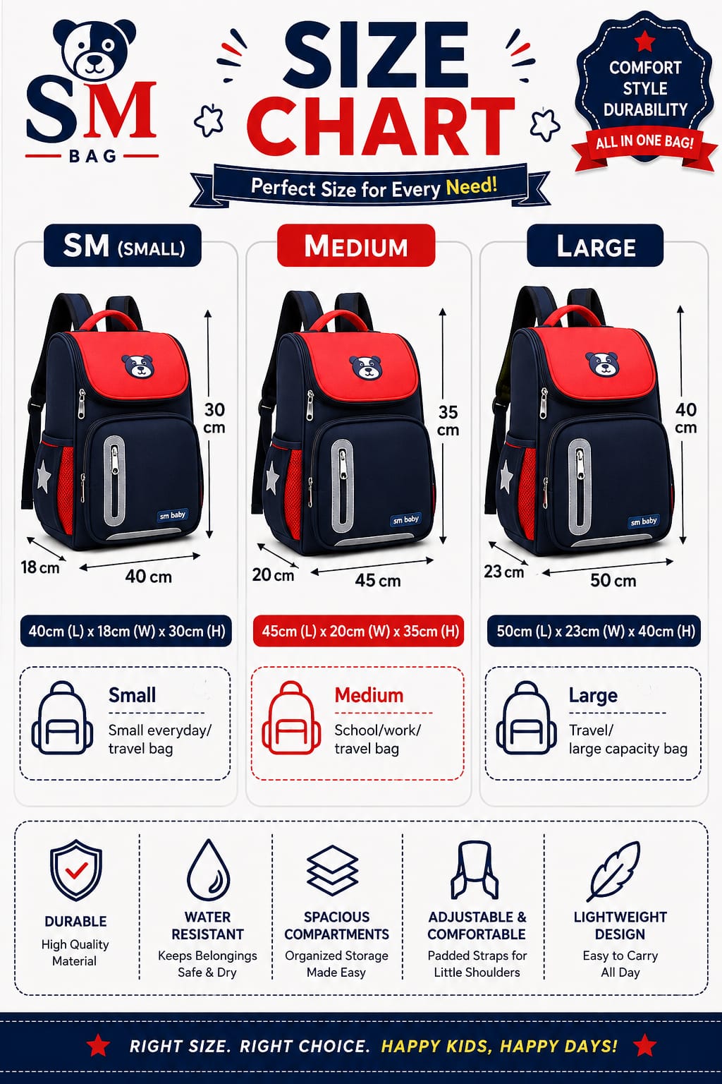 🎒🔥 BACK TO SCHOOL CRAZY OFFER! 🔥📚
Give your child the perfect school bag! 🎒✨
✅ Strong & durable
💧 Water-repellent
📦 Spacious & practical
👦👧 Perfect for boys & girls
🎁 FREE school pens