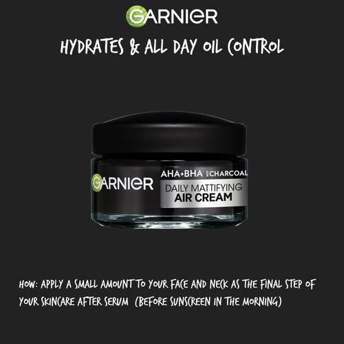 Garnier Pure Active Acne Control Kit - 3-in-1 Charcoal Wash 150ml, Serum 30ml, Mattifying Cream 50ml view 4