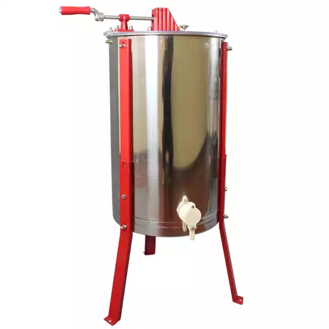 3 Frame honey Extractor Machine. 3 Frame Stainless Steel Manual Honey Extractor Drum Beekeeping Equipment with Adjustable Stand, Food-Grade Tank, Durable Crank Handle & Honey Gate Valve for Efficient.