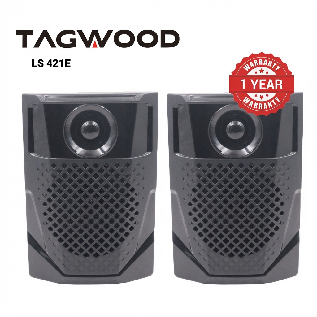 Tagwood LS 421E 2.1 Channel Bluetooth Multimedia Speaker System with Subwoofer speaker bass, LED Lights & Remote Control