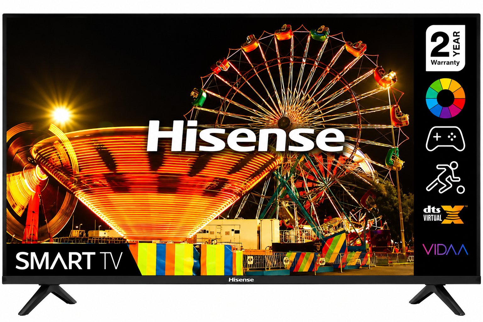 Hisense 32" Inch TV HD Smart TV With Netflix Youtube Prime Video, Dolyby Audio-2025 Model