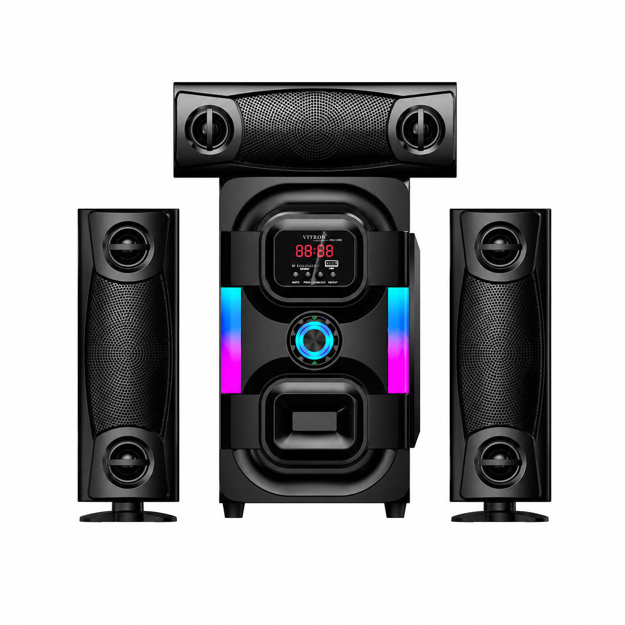 Vitron 645 3.1CH X-Bass Home Theatre System With BT,FM,AUX Sub Woofer System