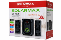 Solarmax 2.1ch SP-152  multimedia bluetooth Deep bass, clear audio, speaker system woofer,FM radio, and USB/SD card