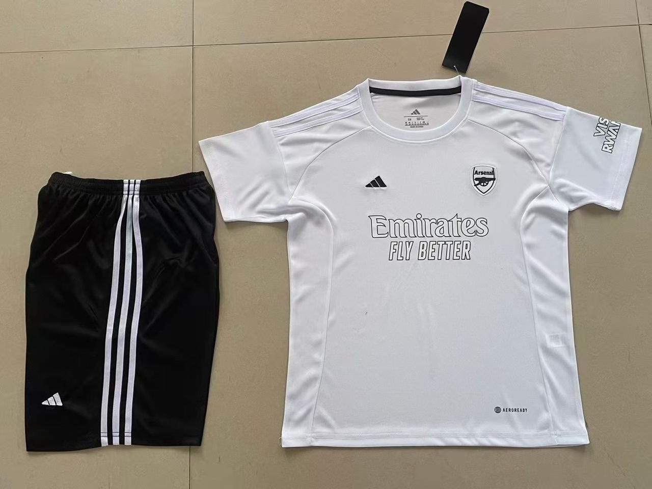 NEW ARRIVAL!!! 2in1Premium Kids football set;Jersey+Shorts Set.Let your young Girl/boy show their passion for football with this stylish Kids Football KitCrafted from lightweight fabric for all sports