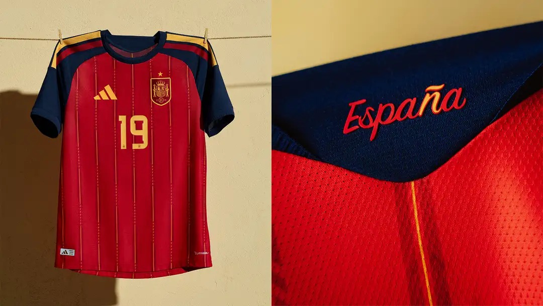 SPAIN ROYAL RED FURY • WORLD CUP 2026 EDITION ⚽🇪🇸 Spain Home Jersey – Fan Football Kit 🔥 Vibrant Red Design 🏆 Lightweight Breathable Sports Wear