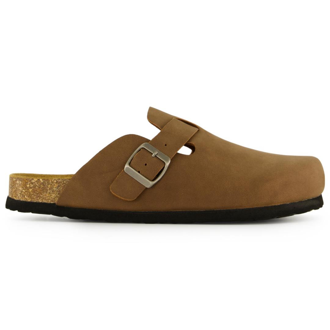 BULLIANT Clogs Slippers Sandals Nurse Work Shoes Men Women,Fleece-Lined Upper+Memory FOAD Cushioned Cork-Footbed