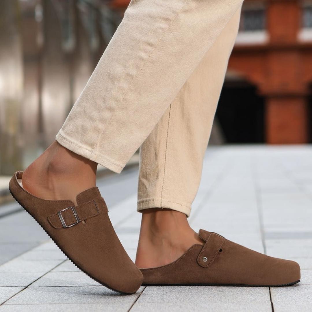 BULLIANT Clogs Slippers Sandals Nurse Work Shoes Men Women,Fleece-Lined Upper+Memory FOAD Cushioned Cork-Footbed