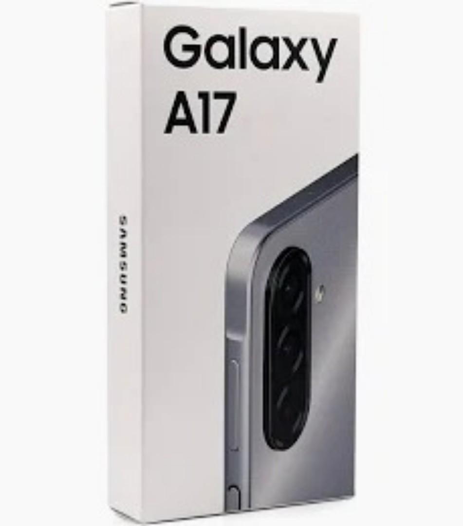 [12 months Local Warranty] Samsung Galaxy A17 128GB+4GB 6.7" Super AMOLED Display Mediatek Helio G99 50MP Triple Camera Android 15 IP54 Waterproof 5000mAh 25W Type-C AI Smart Phones Samsung A17 phone