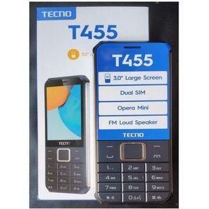Tecno T455 KABAMBE PHONE//DUAL SIM//IN BUILT BATTERY-Black