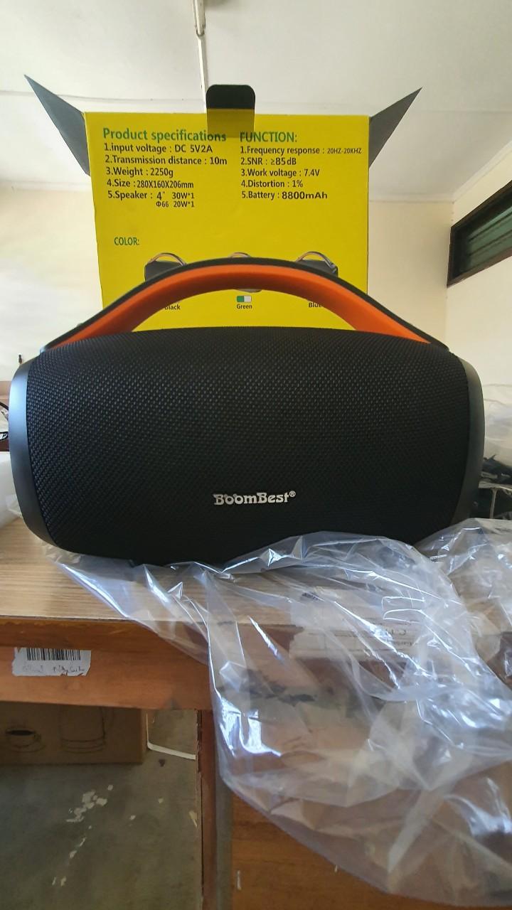 BoomBest LN 716BT Portable Bluetooth Speaker Super Bass Wireless Speaker Bluetooth 5.0 USB/TF/AUX/FM 8800mAh Rechargeable Battery 10M Range