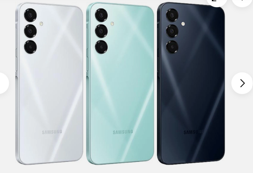 Samsung A16 4 RAM GB +128 ROM Display : Large 6.7-inch Super AMOLED display with bright (FHD+) resolution and 90Hz refresh rate for smooth scrolling  Android OS updates and 6 years of security updates