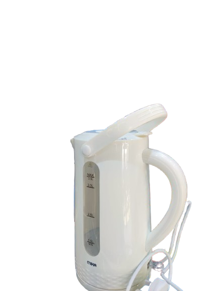 Mika 3.5L Cordless Electric Kettle | 2200W High Power Fast Boil Water Heater with Auto Shut-Off, Boil-Dry Protection, Large Capacity Durable Plastic Body & Easy-Clean Design for Family, Home & Office