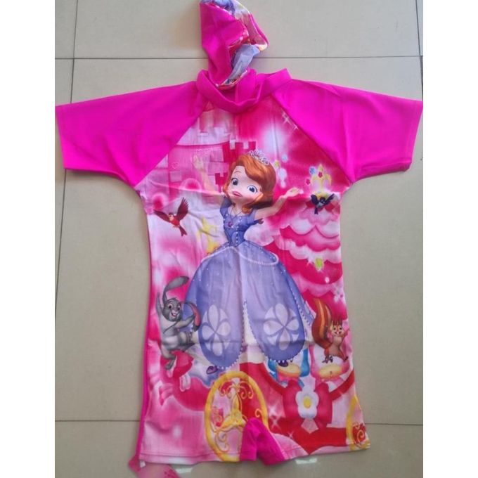 Premium Cartoon Kids Colourful Swimming Costume – Comfortable Quick-Dry Skin-Friendly Swimwear with Modest Design for Boys & Girls Beach, Pool & Water Fun