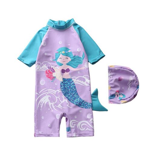Premium Cartoon Kids Colourful Swimming Costume – Comfortable Quick-Dry Skin-Friendly Swimwear with Modest Design for Boys & Girls Beach, Pool & Water Fun