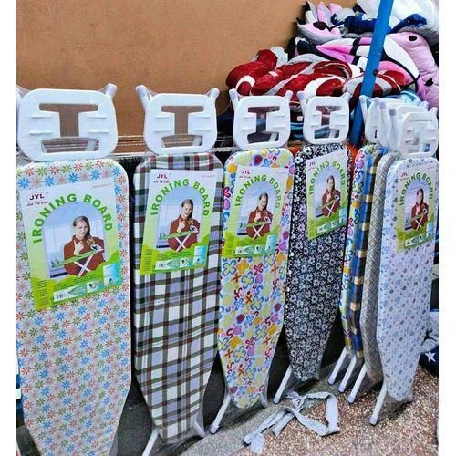 Premium Foldable Ironing Board – Adjustable Height, Heat-Resistant Ironing Surface with Iron Rest Stand | Heavy-Duty Household Ironing Table
