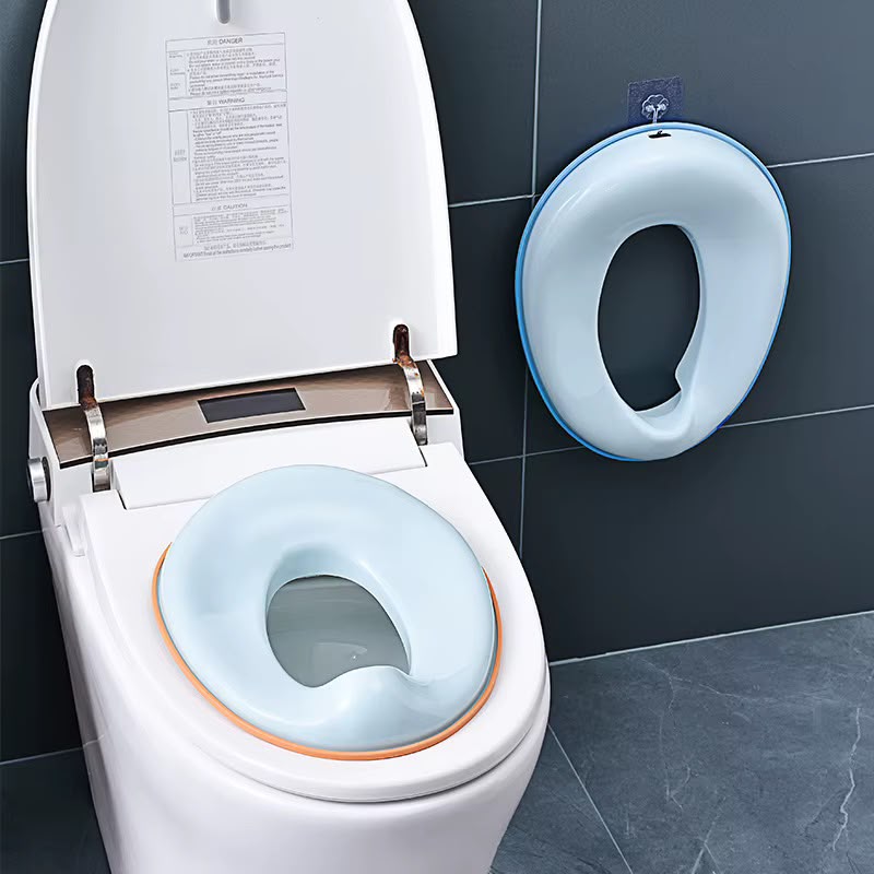 Portable Mini USB Rechargeable Toilet Bowl Night Light – Cute LED Toilet Seat Light with Motion Sensor for Bathroom & Kids