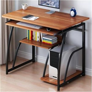 FULL SET Modern Home Office Computer Desk with Ergonomic Mesh Office Chair – Study Table(70*40*71)cm, Workstation, Keyboard Tray, Bookshelf & CPU Storage for Home, Office & Students