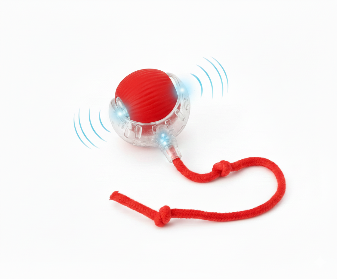 Smart Interactive Pet Ball – Fun Rolling Toy for Cats & Small Pets