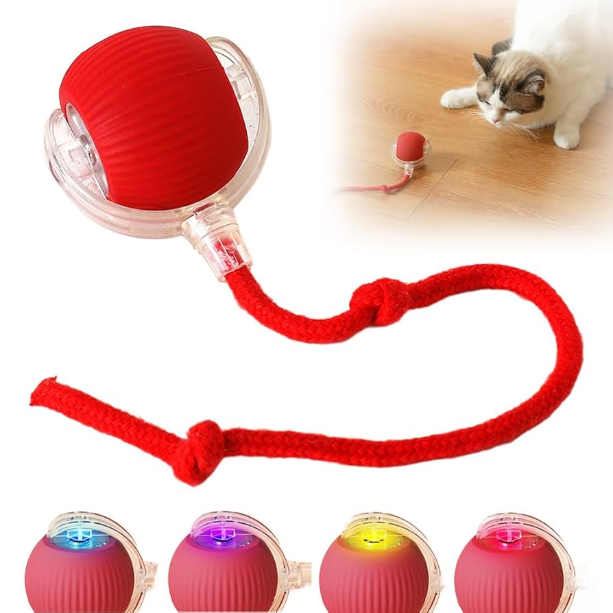 Smart Interactive Pet Ball – Fun Rolling Toy for Cats & Small Pets