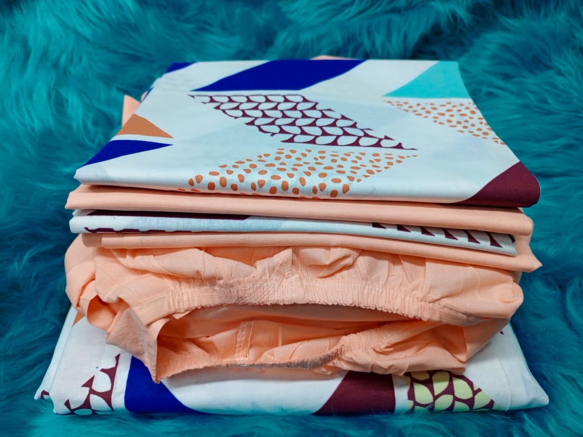 HIGH QUALITY 6 PC MIX AND MATCH BED-SHEETS (6 BY 7)