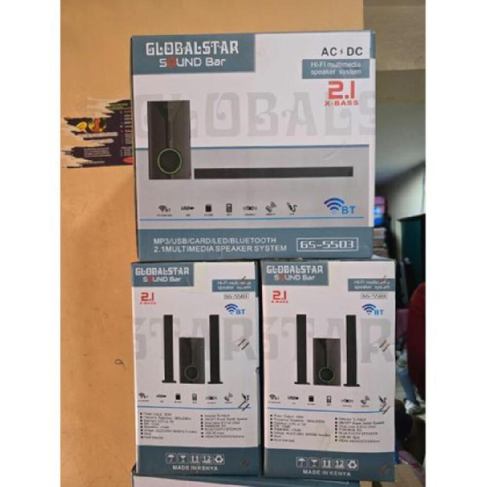 Globalstar GS-5503 2.1 Channel Bluetooth Sound Bar Home Theater Speaker System