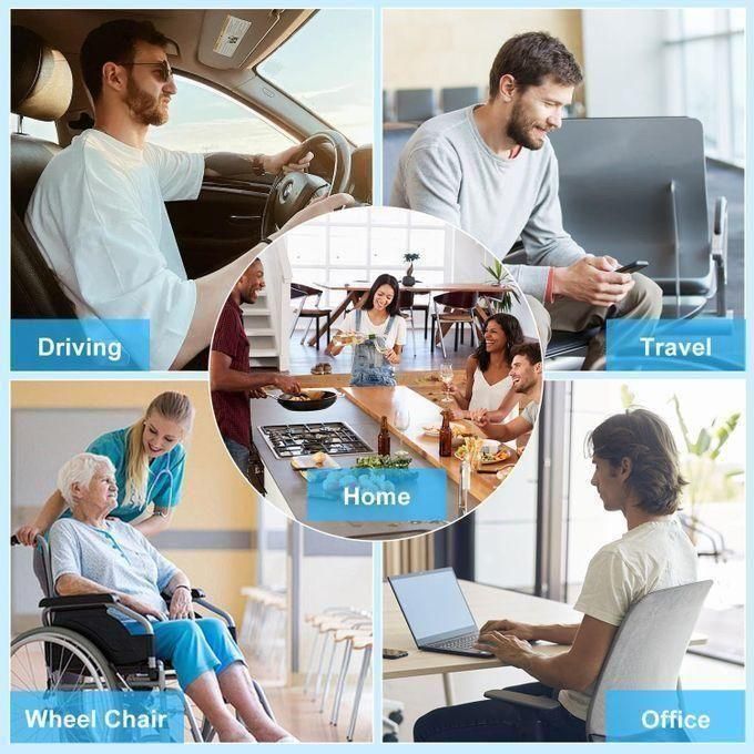 Seat Cushion, Egg Sitter Support Cushion, Airflow Orthopedic Design Seat Pad, Cooling Grid Honeycombs Sitter Back Support Cushion For Wheelchair, Car, Office