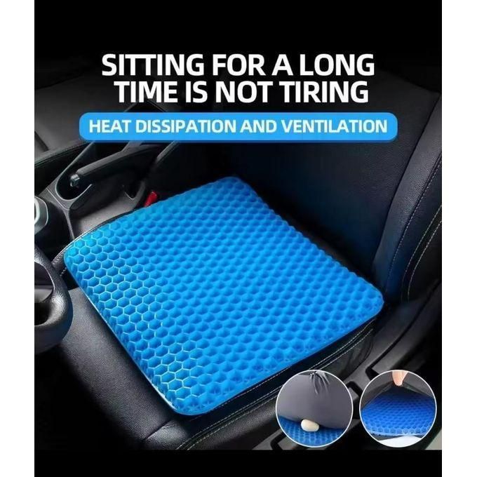 Seat Cushion, Egg Sitter Support Cushion, Airflow Orthopedic Design Seat Pad, Cooling Grid Honeycombs Sitter Back Support Cushion For Wheelchair, Car, Office